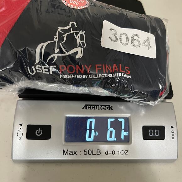 Ariat Shirt Womens Large Team Polo 3.0 USEF Pony Finals Tek USA Equestrian Blue - Picture 14 of 14